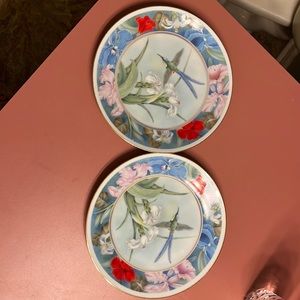 Hummingbird Decorative plates